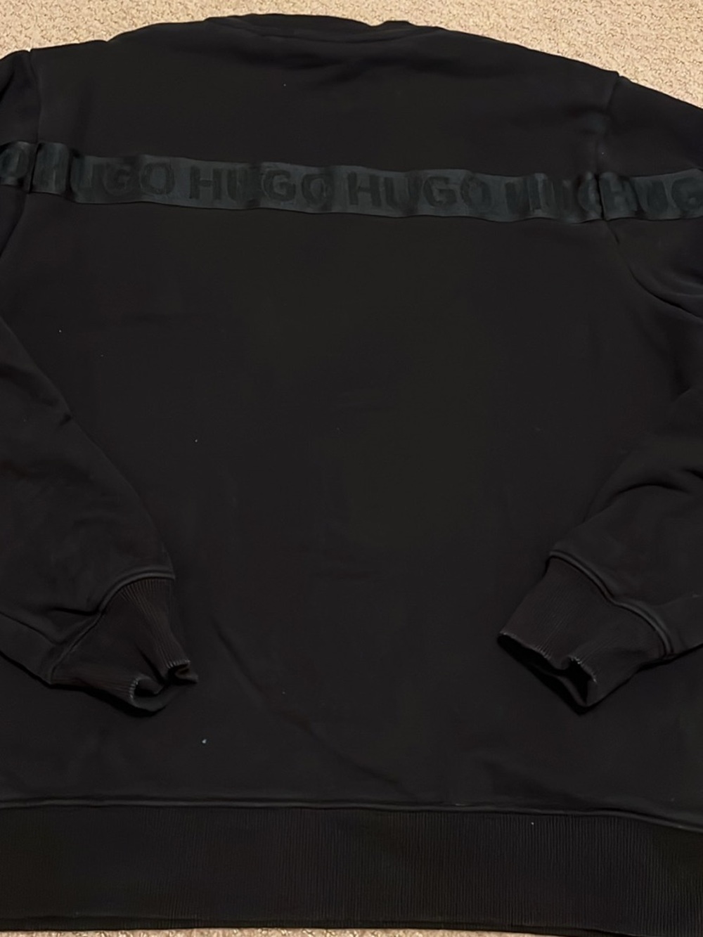 HUGO Boss Men's Black Crewneck Sweater | Size M - Picture 8 of 8